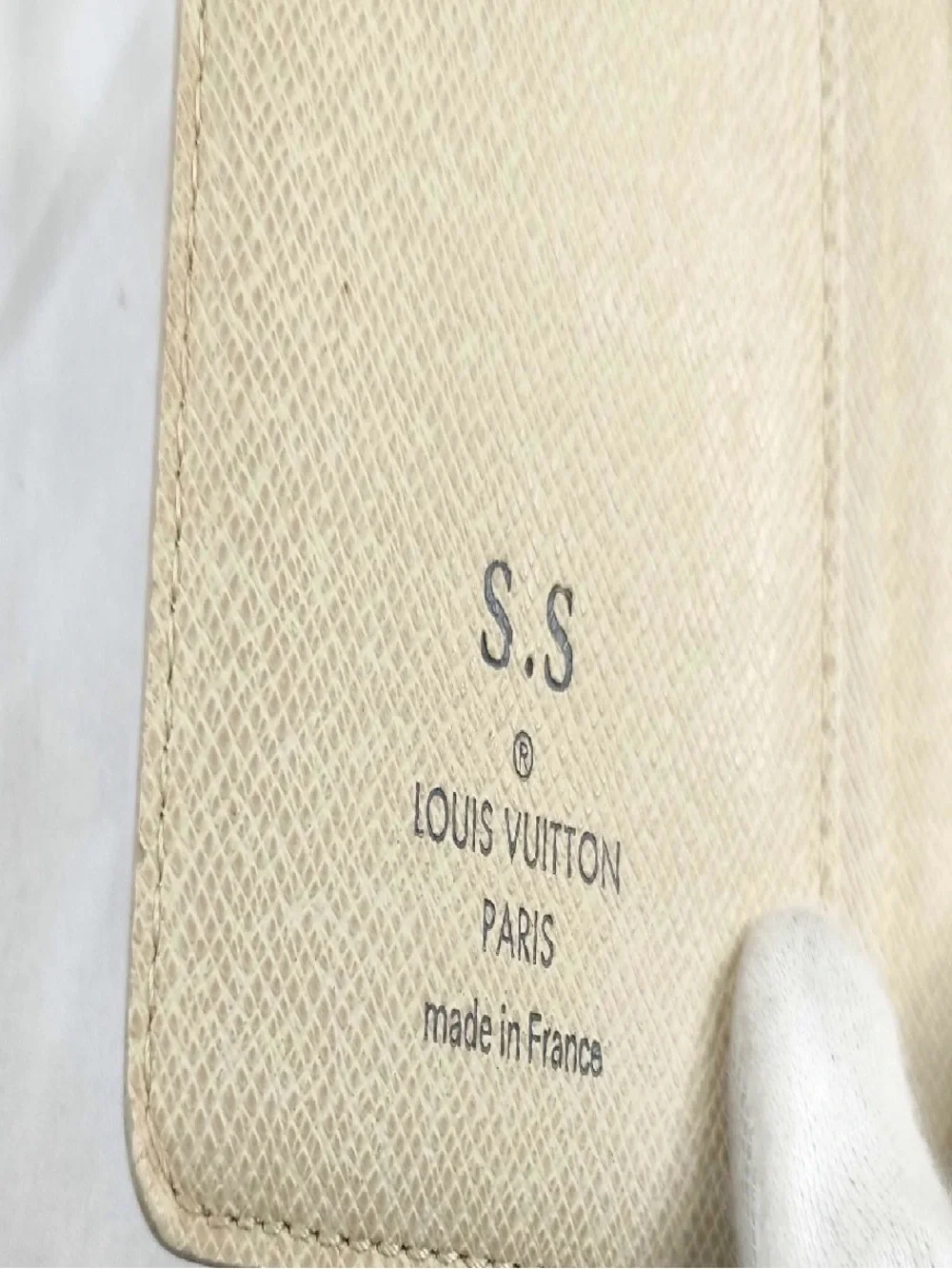 Louis Vuitton Damier Azur Compact Wallet with Gold Hardware